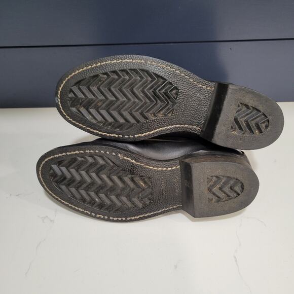 Vintage Addison Shoe Company Steel Toe Leather Boots Men's 5.5 Woman's 7… - Picture 7 of 14